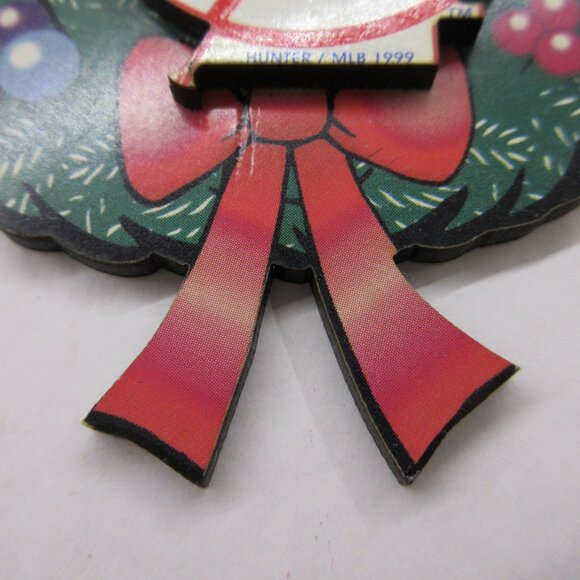 New York Yankees NNY MLB 3D Wood Christmas Wreath Ornament Hunter 1999 Gift Box - Picture 7 of 12